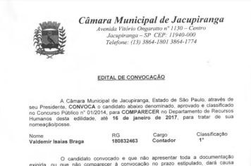 Edital de Convocação